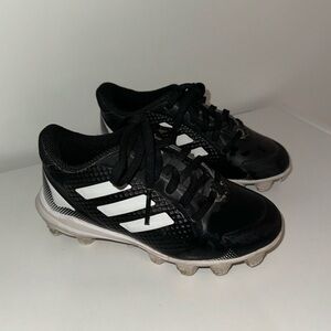 Youth Adidas baseball/softball cleats, toddler size 11.